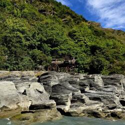 View of steam engine from the Jetboat