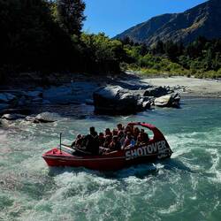 Jetboat seen from our hike