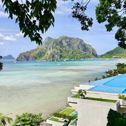 Viewpoint mit Blick auf den Corong Corong Beach