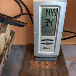 Und jeden Tag grüßt das Thermometer und nicht das Murmeltier 😊😊danke Marianne Danke = tägl. Report