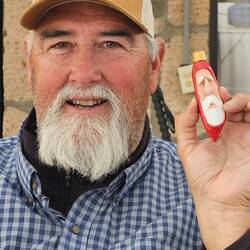 Carved Tim a Pepper look-a-like