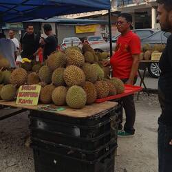 Durian, a marmite of a fruit. Banned from hotels because of its smell!