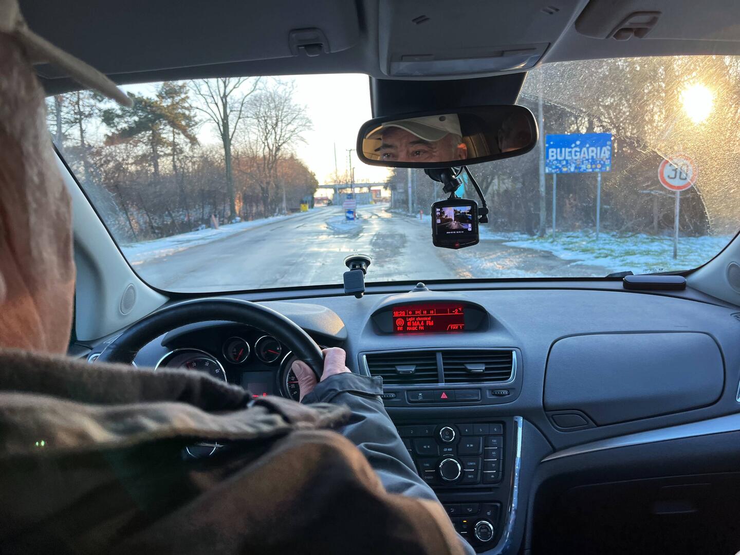 Grenze hinter Vama Veche ohne Kontrolle