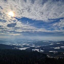 Und hier die Aussicht aus 52 Metern