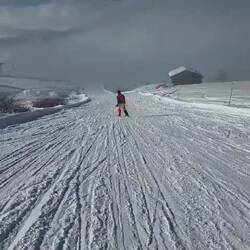 Lasse auf der Piste.