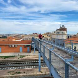 ...und eine Eisenbahn.