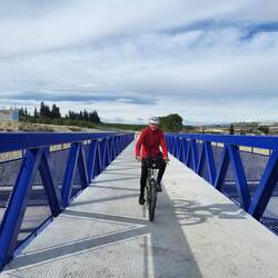 Wir überqueren eine Autobahn....