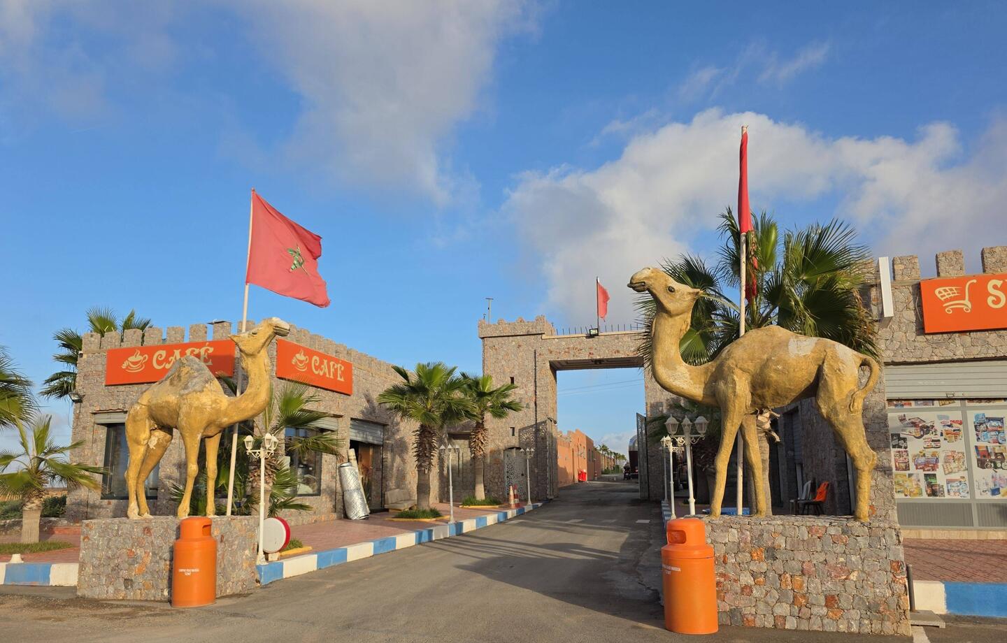 Eingang zum Campingplatz