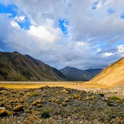 Ankunft im Abendlicht