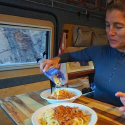 Fettucini mit Bolognese am Abend...ist erquickend und labend 😜
