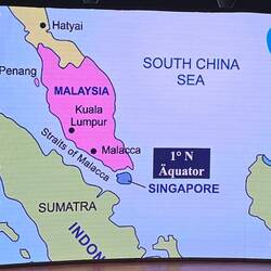 Wir sind kurz vor dem Äquator