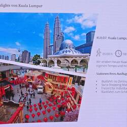 Unser Ausflug, Tickets für Petronas Tower schon gebucht