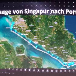 Erklärung des weiteren Routenverlaufs