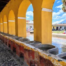 ... hier wurde gemeinschaftlich gewaschen 🫧💧