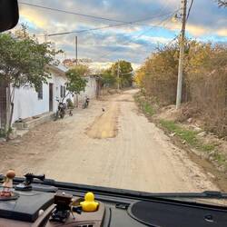 Der Weg zu den Hot Springs