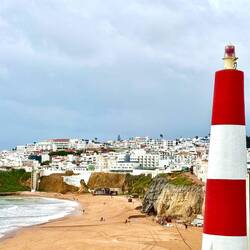 Stadtstrand von Albufeirra