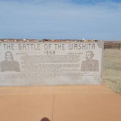 Nochmal Fakten auf der Steintafel am Battlefield.