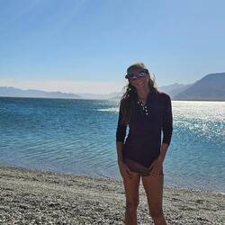 More Baja Magic. Who walks up the beach to greet us but Chloa who i met at Requeson 3 years ago!