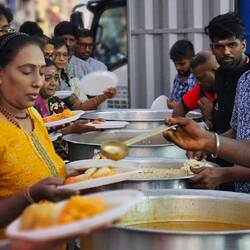 Und das entlang des Prozessionsweges.