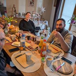 Tolles gemeinsames Frühstück mit unserer kleinen Familie🥰🥰