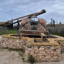 Historisches Wasserrad.