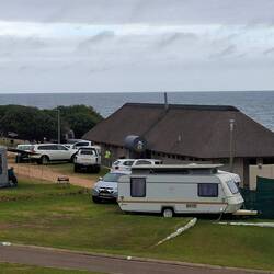 Another view of the caravan park.