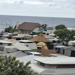 Caravan park.