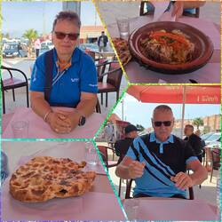 Das Restaurant stand im Weg, also mussten wir eine Tajine essen.