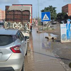 So große Pfützen gab es voriges Jahr nicht.