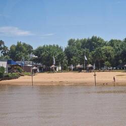 Beach area created in the Delta