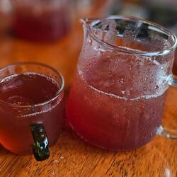 Nutmegsaft - herrlich frisch und lecker.