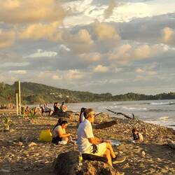 Sonnenuntergang am Strand