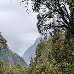 Fox Glacier is there aomewhere