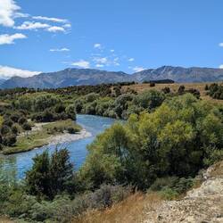 Along the bike trail. This area is east of the mountains so it's drier.