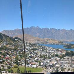 Took the gondola up the mountain in Queenstown
