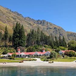 View of the farm restaurant as we left