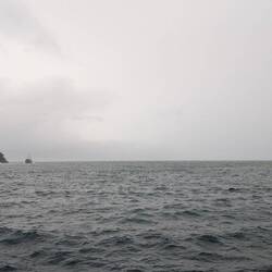 Looking out to the Tasman Sea. The boat was rocking quite a bit here.