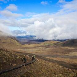 Krasser Sonnenschein und volle Sicht