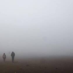 Und genau das Gegenteil im Krater