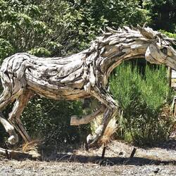 Pferd aus Treibholz