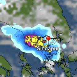 Und dann kam das Gewitter.