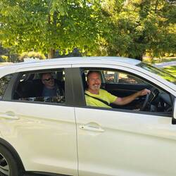 Back to Barley Mow (driver's side on the right)