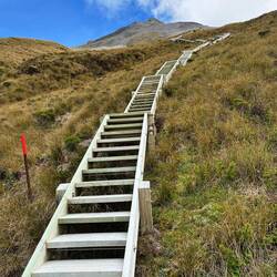 Wanderweg Treppen - alles druckimprägniertes Holz