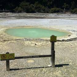 Der 100 Grad heisse Oyster Pool (nur für hardcore Wellnesser 😁)