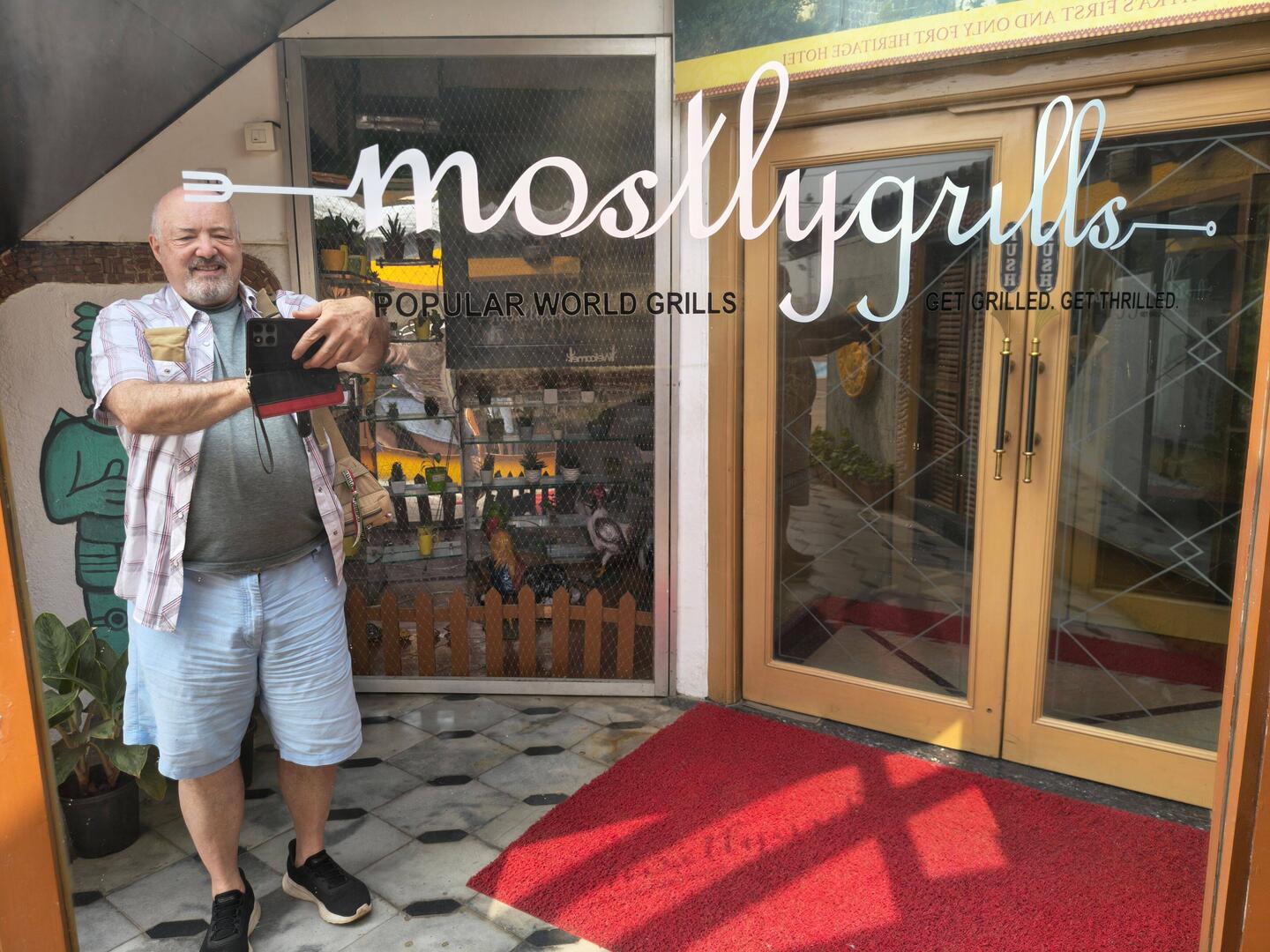 Orchid Hotel roof top restaurant