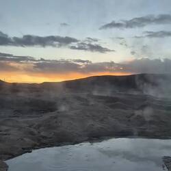 Das sind die Geysire auf 5000m