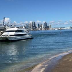 Arriving on Devonport on the ferry