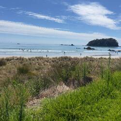 The beautiful beachfront