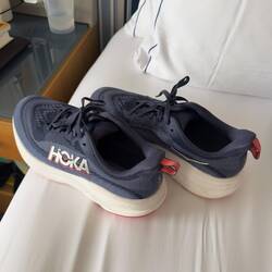 Our Steward, Darwin, got the shoes looking like new and all dried out!