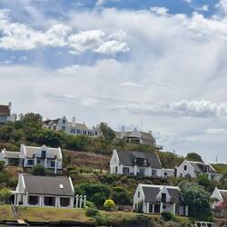 Some beautiful homes on the river bank